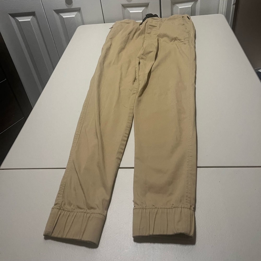 Hollister khaki joggers
